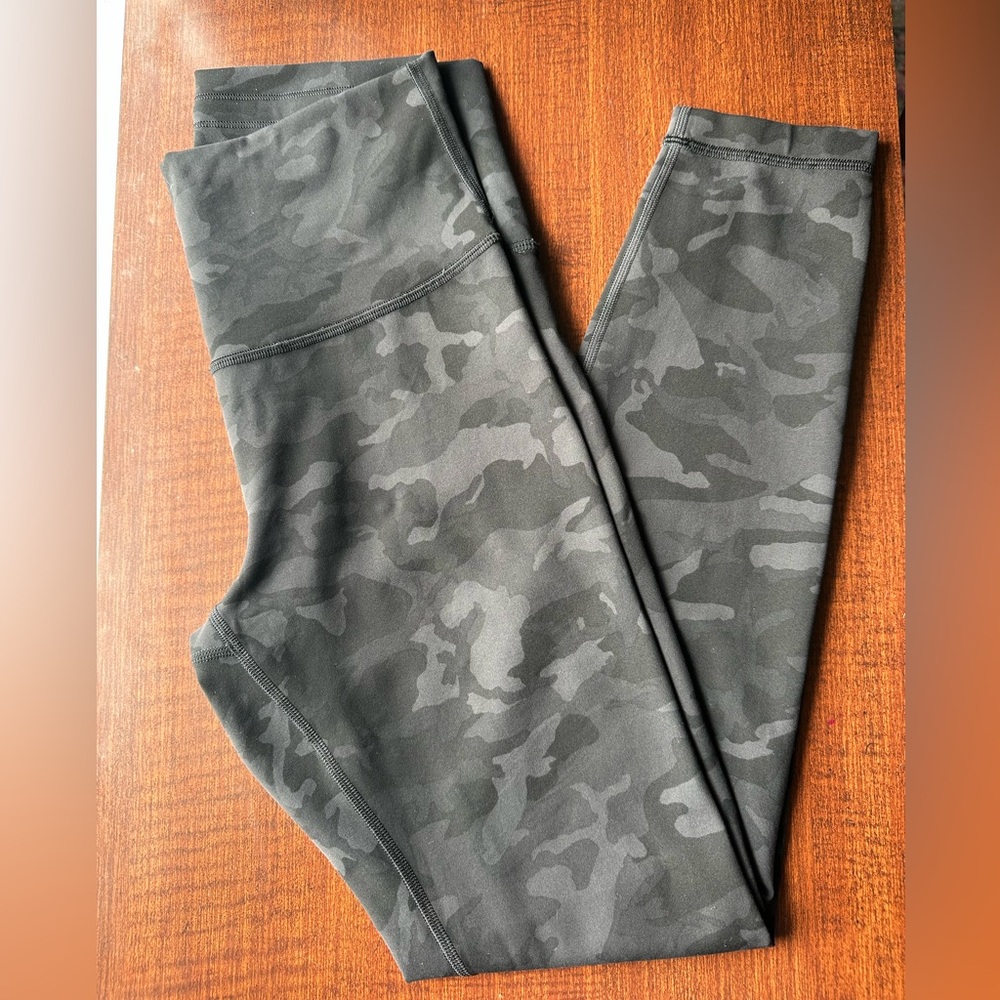 Lululemon Wunder Train High-Rise Tights 25” Camo
